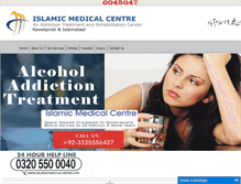Tablet Screenshot of islamicmedicalcentre.com
